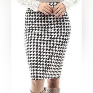 Talbots Classic Wool Black/White Skirt